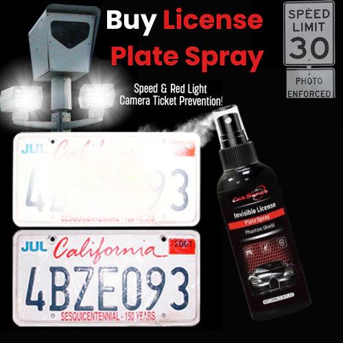 License Plate Reflective Spray