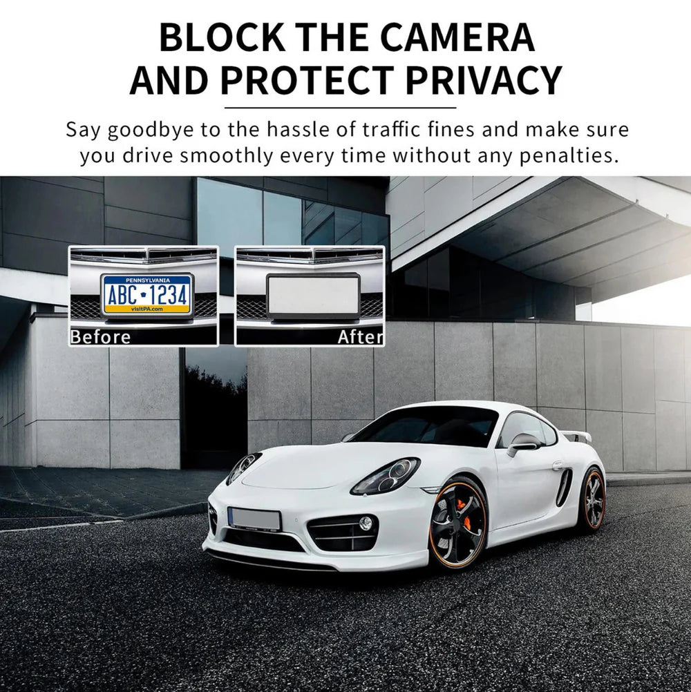 Reflective License Plate Stickers (Numbers) – Rivauto